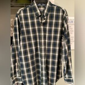 Izod Plaid Dress Shirt